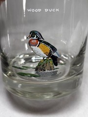 6 Vintage signed *Ned Smith* Game Birds OLD-FASHIONED Glasses – 3.5″ high