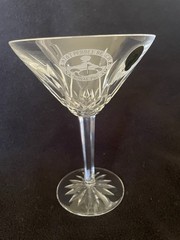 Waterford AT&T Pebble Beach international Pro-Am Martini/Champagne Glass