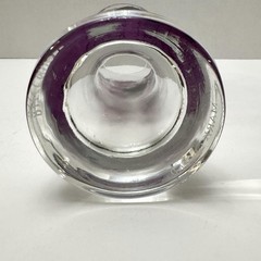 Ritzenhoff Mark Oliver Beer Glass Purple Cartoon Design Signed 18cm
