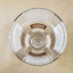 Glass Tumblers Set 6 Gold White Geometric MCM Barware Glasses Vintage 3 Sizes