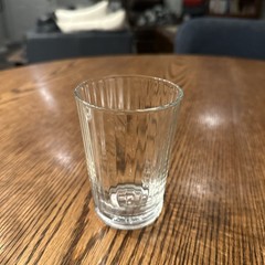 Pasabahce Vertical Ribbed Clear Glass 4” Juice Glasses Set Of 4