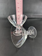 Set of 2 Schott-Zwiesel Conte Clear Champagne/Tall Sherbet Crystal Glasses 1990s