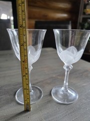J.G. Durand Cristal d’Arques Florence Water Wine Glasses Set Of 2 5 3/4”