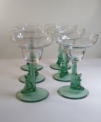 Margarita Siesta Glasses by Cristal d’Arques-Durand Vintage Barware Set of 6