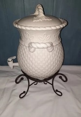 Celebrating Home Cream Color BEVERAGE SERVER Dispenser NEW Without Box