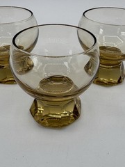 Friedrich Crystal Glass Cognac Glasses Set Of 3
