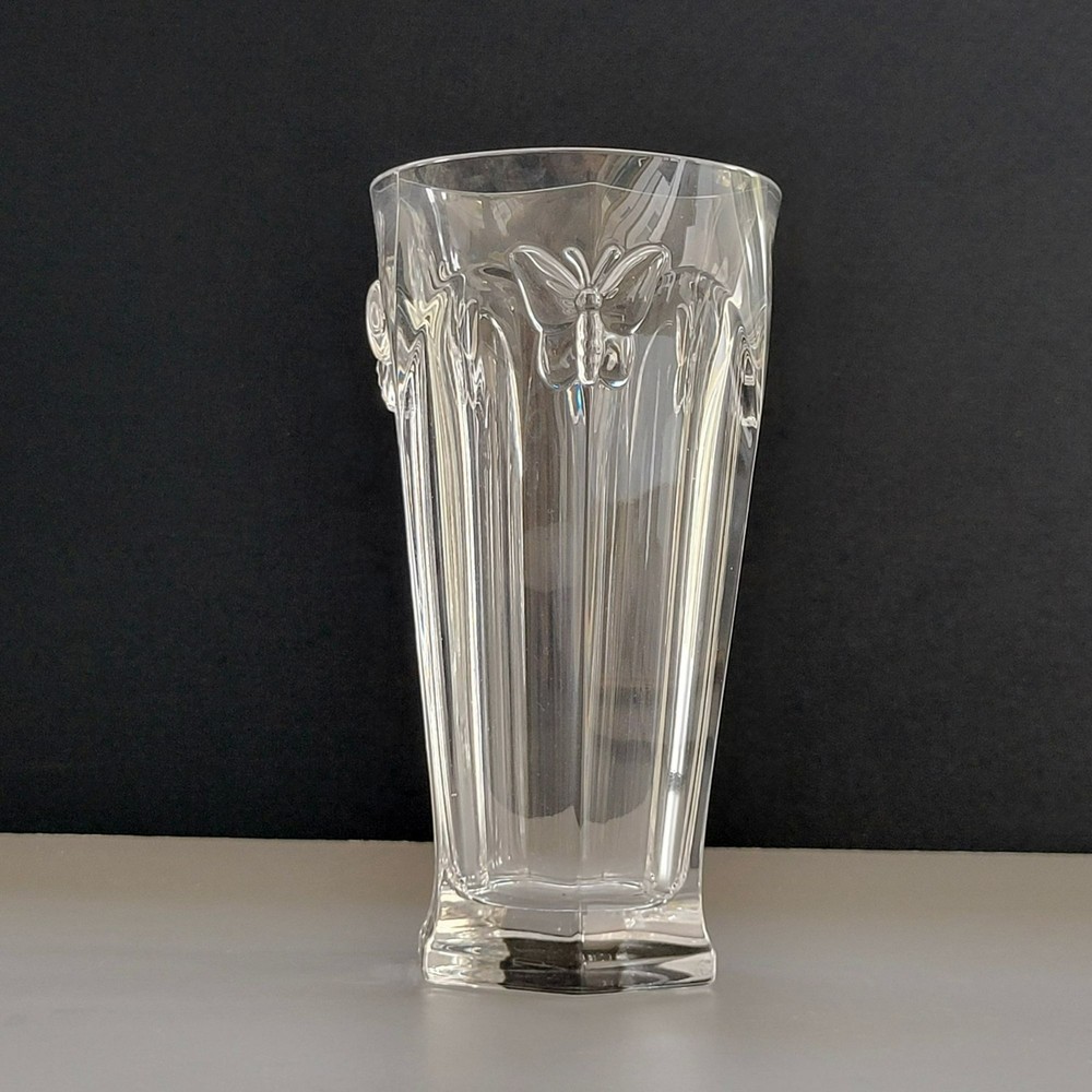 Lenox Butterfly Meadow Glass Tumbler Highball Glass, 3D Butterflies 12fl. oz.