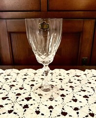 Vintage ‘Nobility’ by Kristal Zajecar Blown Glass Water Goblet – 8 Available