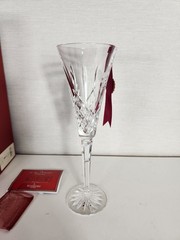 Waterford 12 Days of Christmas 3 Three French Hens Crystal Champagne Flute New