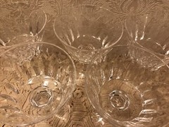 STUART ENGLAND FINE CRYSTAL “ABBEY “ TALL SHERBET RED WINE 4 3/4” X 3 1/2” EUC