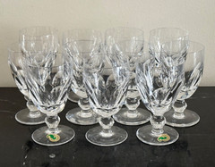 Waterford Crystal Kathleen 4 3/4″ Tall Claret Wine Glasses Set of 11