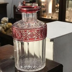 Baccarat Empire perfume bottle Gold Band 12.5cmx6.5cm Used