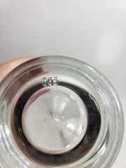 Textured Dot Glass Rocks Glasses Set of 3 Clear Glass Cocktail Glasses
