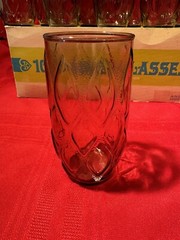 1 Vintage Anchor Hocking Madrid Amber Tumbler Glass 10–13oz Depression Style NEW