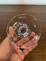 STUNNING VTG SET(4) WATERFORD Crystal GLENCREE Claret Wine Glasses SIGNED 6″H