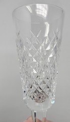 Waterford Crystal Alana Champagne Flutes 7 3/8″ Set of 2 Wedding Toasting Glass