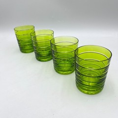 Nachtmann Skin Reseda Lime Green Crystal Old Fashioned Tumbler Set