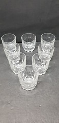 8 ARCOROC FRANCE ARCTIC OLD FASHION ROCKS GLASSES 3 3/8″