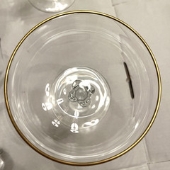 Lenox Desire Gold Rim Champagne Glasses Vintage Set of Six