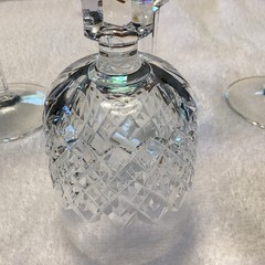 FRANZ WITTWER Saskia Crystal Wine (?) Glass Circa 1966 Germany 7”