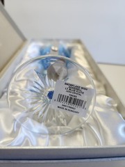 Waterford 2013 Snowflake Wishes For Goodwill Blue Crystal Champagne Flute