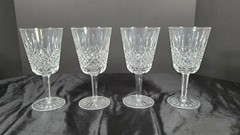 Waterford Crystal BallyBay Water Goblets set of 4 Ireland 6 7/8″ Tall