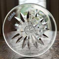 Waterford Crystal ARAGLIN Claret Claret Wine Glass Earlier Gothic Mark Imperfect