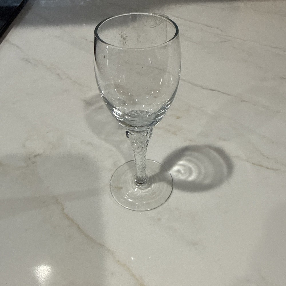 «Decor Plain» Crystal Cordial Aperitif (?) Glasses 5.5″