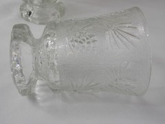 Tiara Exclusive Set Of 4 Clear Ponderosa Pine goblets glass tableware MADE USA