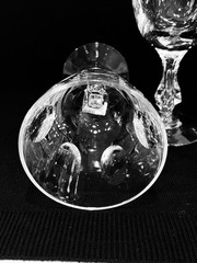 Vintage Tiffin-Franciscan Mirage Cut Crystal Water Goblets Set of 7
