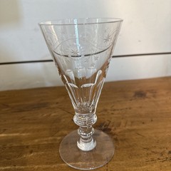William Yeoward Crystal BUNNY 6 7/8 “ Wine Goblet; United Kingdom- Exc Condition