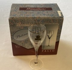 Set of 6 PrimaVera Di Cristallo Wine Glasses Platinum Brand New in Box Palio