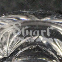 STUART 1-3 OLD FASHIONED GLASS, Cut Lead Crystal, 3 1/3 «, 8 OZ, Made in ENGLAND