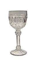 Set of 4 Nachtmann Napoleon Hock Wine Glasses Blown Glass Crystal Stemware EUC!