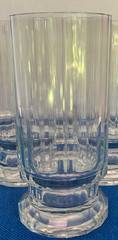 1 ONE Vtg DANSK Designs Gustav Crystal Highball Glass Paneled Clear France