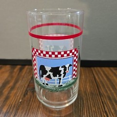 5 Century Fannie’s Farm 16 Oz Tumbler Glasses Set Cow Country Kitchen Lot