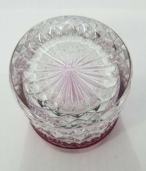 Vintage Two-Tone Pink Crystal Cocktail Glasses – Set of 2 W. Germany Drinkware