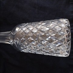 Vtg Waterford Crystal ALANA Decanter & 6 Liqueur Footed Shot Glasses 3.5″ Set