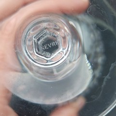 SÈVRES – 6 Red Wine Glasses In Crystal Model SAVANNAH