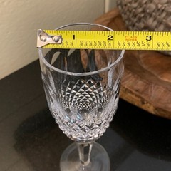 Waterford Colleen Tall Stem 7 3/8″ Fluted Champagne Glass Gothic Mark Ireland