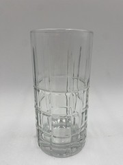 *Set Of 6 Anchor Hocking Tartan Clear Glass Tall 16 oz Iced Tea Tumblers Glasses