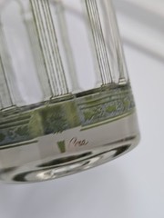 Cera 22K «Golden Grapes» Drinking 5 Glasses/Tumblers/Highball 5.5″ tall