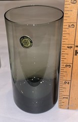 Sasaki Coronation SMOKE Tumbler 5 1/4” Tall~Lot of 4