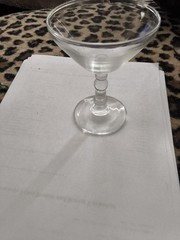 VTG Libbey Knob Hill 3 Ball Stem Glass Clear MCM Retro Martini Champagne Sherbet