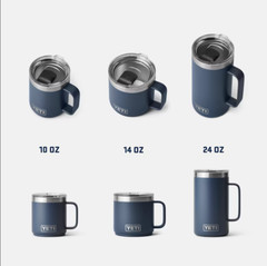 YETI Rambler 14 oz Stainless Steel Mug with MagSlider Lid – Sea Foam AUTHENTIC
