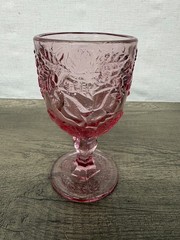 Madonna Inn Pink or Rose Color 6 1/2” Goblet