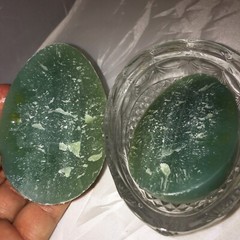 AVON FOSTORIA Lead Crystal Glass Egg 1977 MOTHERS DAY COLLECTION w/Original Soap