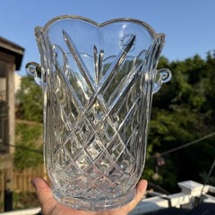24% Lead Crystal Wine /Champagne Cooler by Imperial Crystal – Made in Slovakia