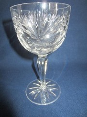 *Gorham Rosewood Wine Older 1950s Cut Lead Crystal 5 1/2″ Excellent Condition