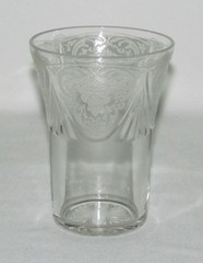 Hazel Atlas Glass ROYAL LACE Crystal Flat Water Tumbler (Plain)
